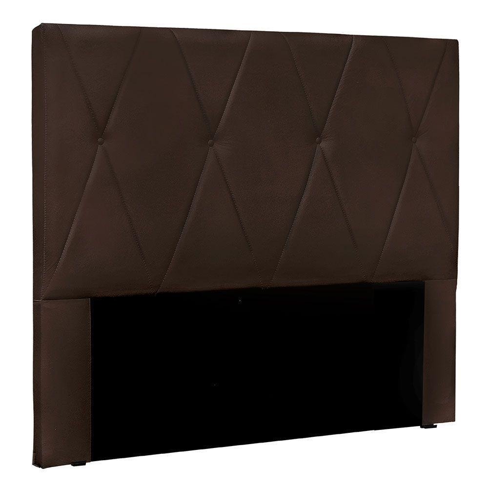 Cabeceira Casal 1,40m ávila Suede - Pallazio Cor Marrom - 1