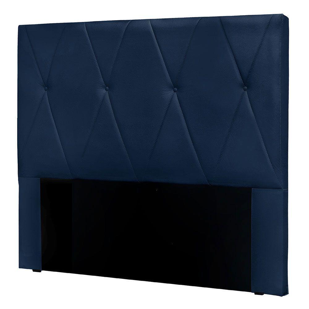 Cabeceira Queen 1,60m ávila Suede Azul Marinho - Pallazio - 4