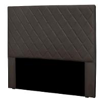 Cabeceira Casal 1,40m Córdoba Suede Cinza - Pallazio