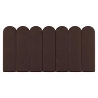 Painel Cabeceira Cama Box Casal King Size Lana 195cm Suede Marrom - Desk Design - 8