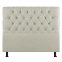 Cabeceira Cama Box Solteiro Nice 100cm Sintético Bege - Desk Design - 6