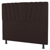 Cabeceira Cama Box Casal Queen Size Dublin 160cm Linho Marrom - Desk Design - 1