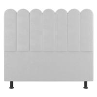 Cabeceira Cama Box Solteiro Lana 100cm Sintético Branco - Desk Design - 11