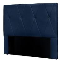 Cabeceira Solteiro 0,90m ávila Suede - Pallazio Cor Azul Marinho
