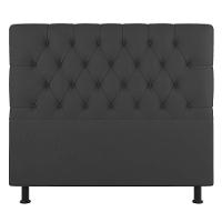 Cabeceira Cama Box Solteiro Nice 100cm Linho Cinza - Desk Design - 7