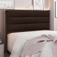 Cabeceira Queen 1,60m Las Palmas Suede Marrom - Pallazio - 5