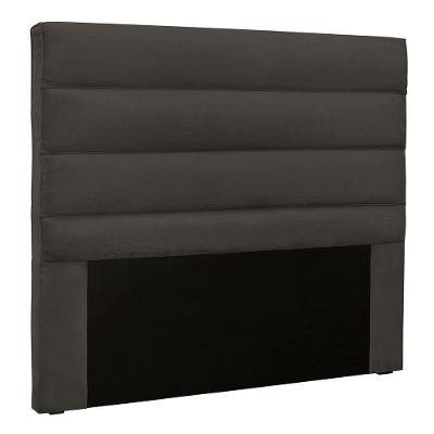 Cabeceira Solteiro 0,90m Las Palmas Suede Cinza - Pallazio