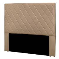 Cabeceira Solteiro 0,90m Córdoba Suede Bege - Pallazio