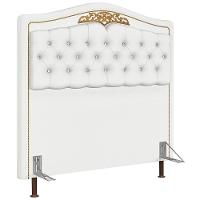Cabeceira Cama Box Casal Queen 160Cm Imperial J02 Corano Branco - 1