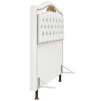 Cabeceira Cama Box Casal Queen 160Cm Imperial J02 Corano Branco - 2