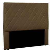 Cabeceira Casal 1,40m Córdoba Suede - Pallazio Cor Caramelo - 1