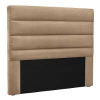 Cabeceira Solteiro 0,90m Las Palmas Suede Bege - Pallazio - 1