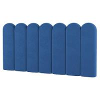 Painel Cabeceira Cama Box Casal Queen Size Lana 160cm Suede Azul - Desk Design - 2