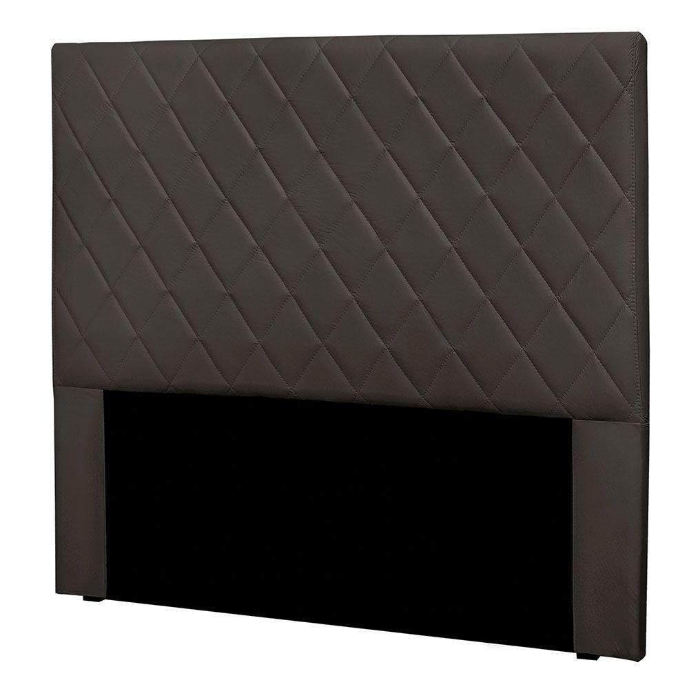 Cabeceira Casal 1,40m Córdoba Suede - Pallazio Cor Cinza - 4