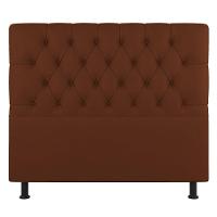 Cabeceira Cama Box Solteiro Nice 100cm Suede Terracota - Desk Design - 6