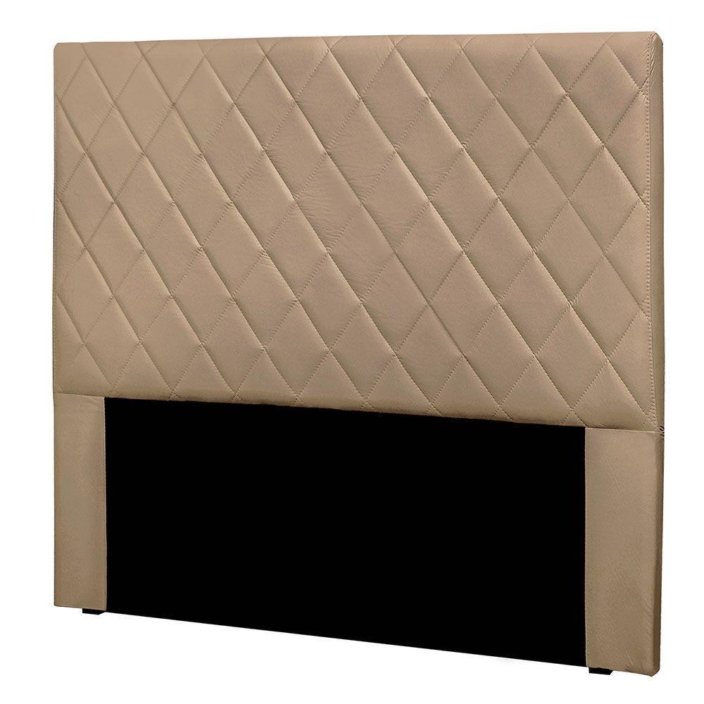 Cabeceira Casal 1,40m Córdoba Suede - Pallazio Cor Bege - 4