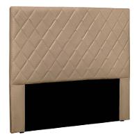 Cabeceira Casal 1,40m Córdoba Suede - Pallazio Cor Bege - 1