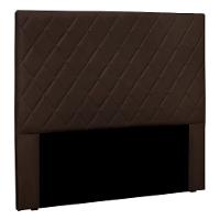 Cabeceira Solteiro 0,90m Córdoba Suede - Pallazio Cor Marrom - 1