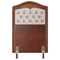 Cabeceira Cama Box Solteiro 90Cm Imperial J02 Facto Marrom/Bege - 5