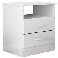 Cabeceira Cama Box Solteiro 90Cm Greta Corano Bege E 1 Mesa De Cabeceira Flex Dm1 Branco - 2
