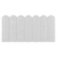 Painel Cabeceira Cama Box Casal King Size Lana 195cm Sintético Branco - Desk Design - 8