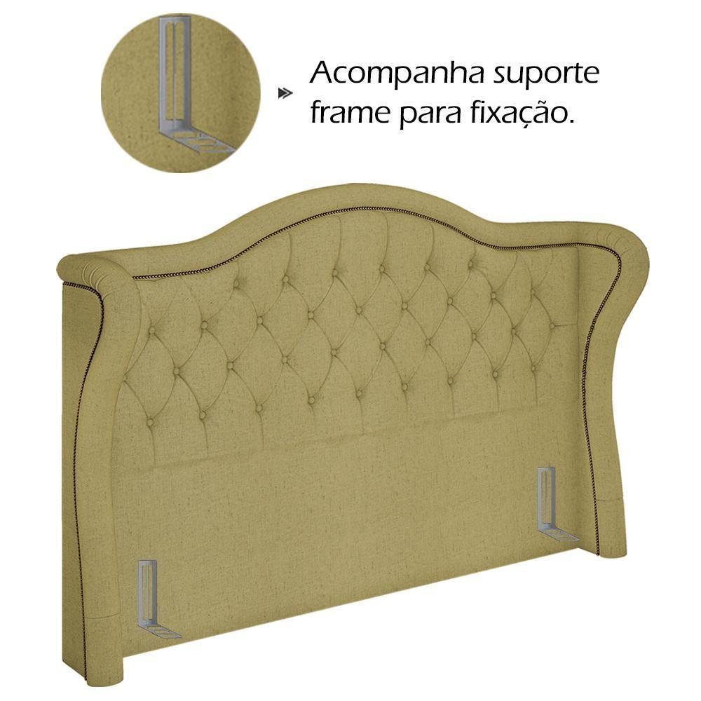 Cabeceira Casal 140 Cm Monacc Linho Sl 75 Peer Sl 75 - 3
