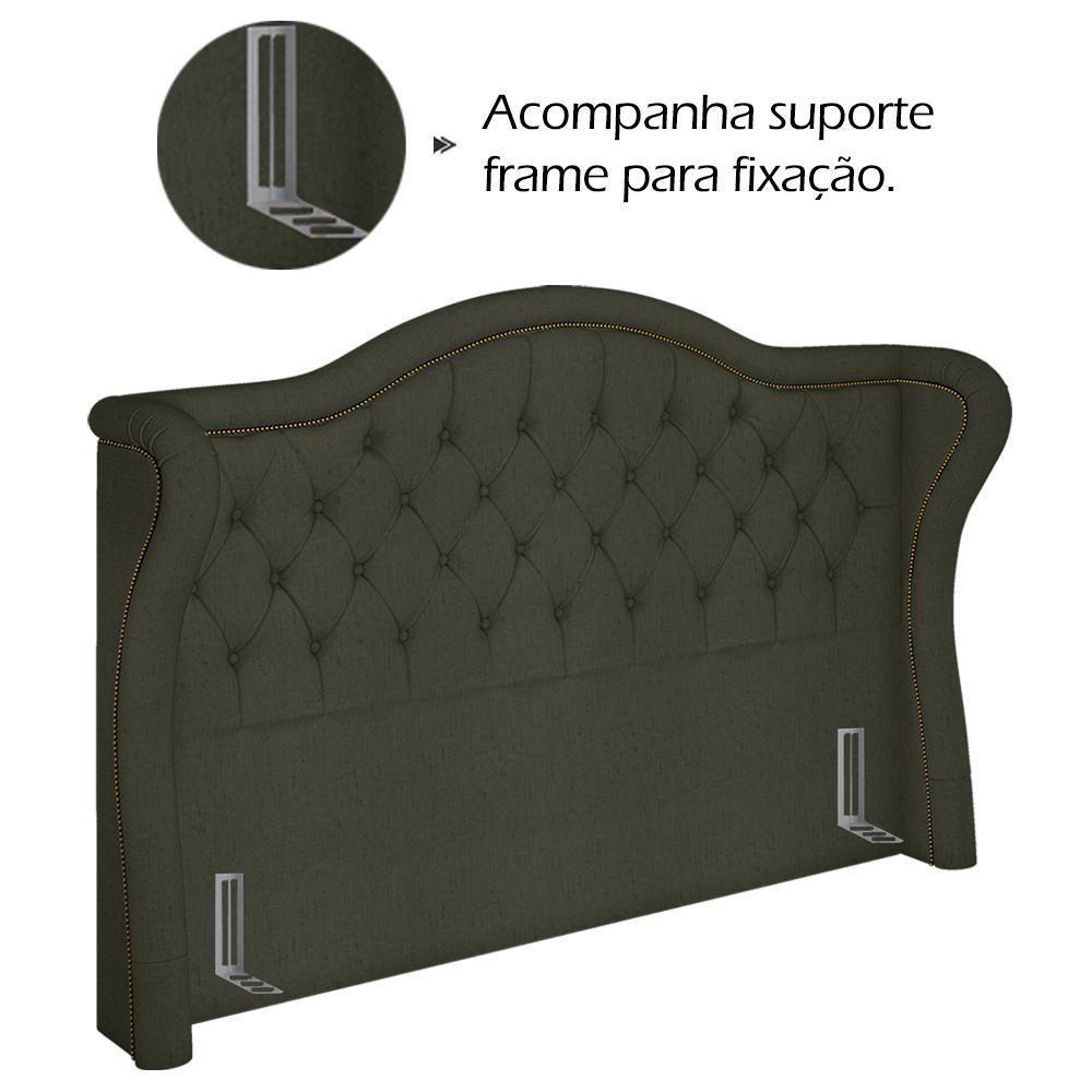 Cabeceira Casal 140 Cm Monacc Linho Sl 74 Peer Sl 74 - 3