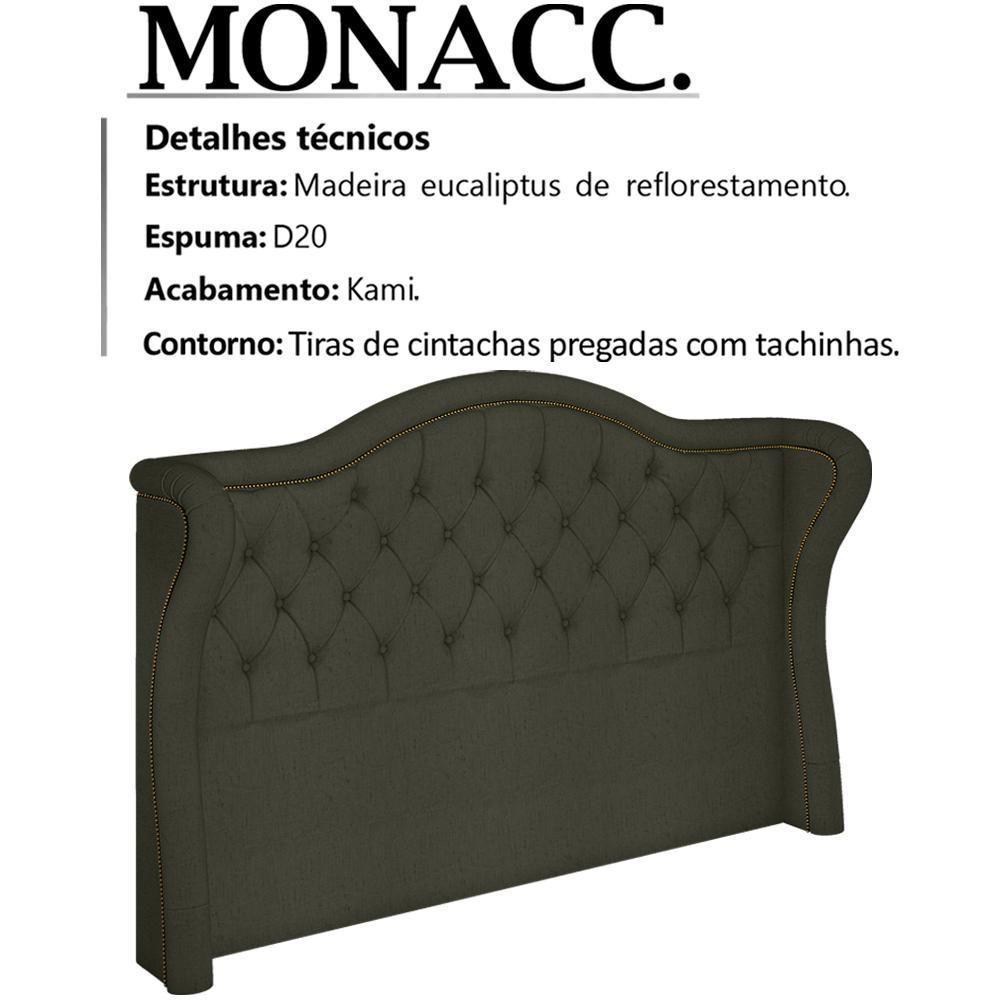 Cabeceira Casal 140 Cm Monacc Linho Sl 74 Peer Sl 74 - 6