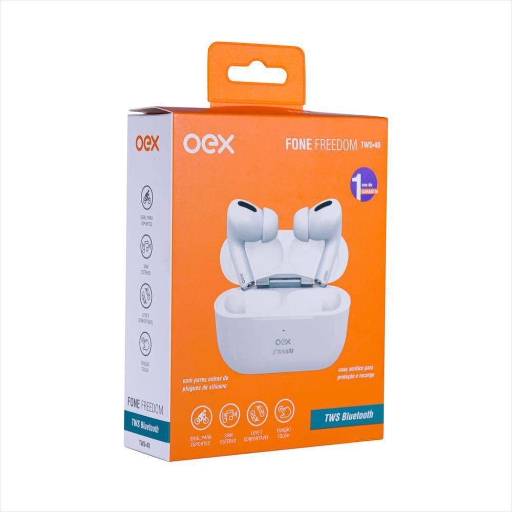 Fone de Ouvido Tws Bluetooth Branco - 4