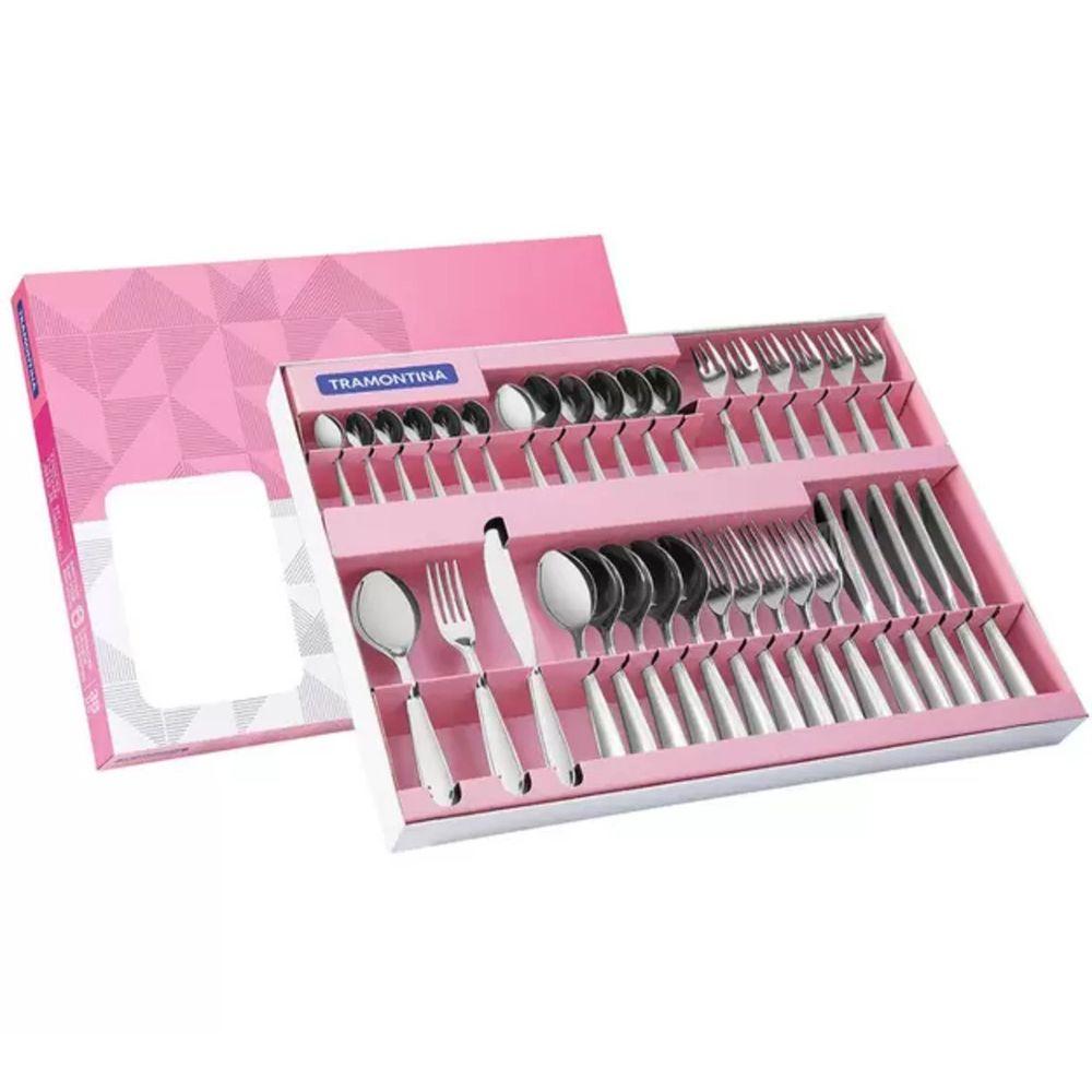 Faqueiro Tramontina Laguna Inox com Facas para Churrasco 36 Peças - 2