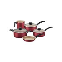 Jogo de Panelas Tramontina Turim Vermelho 5 Peças - 1