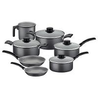 Jogo de Panelas Tramontina Turim Antiaderente Chumbo 7 Peças - 1