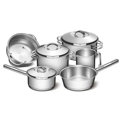 Jogo de Panelas Tramontina Solar Inox Fundo Triplo 6 Peças