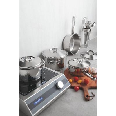 Jogo de Panelas Tramontina Solar Inox com Fundo Triplo 4 Peças