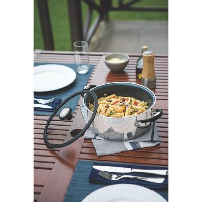 Jogo de Panelas Tramontina Solar Ceramic Inox Grafite 4 Peças