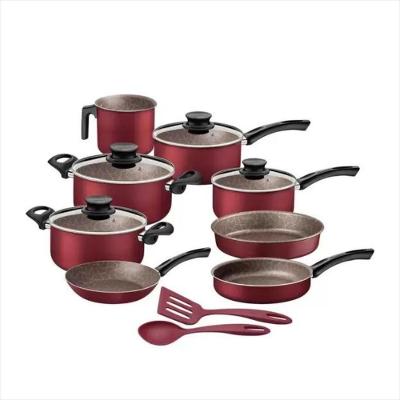 Jogo de Panelas Tramontina Paris Vermelho 10 Peças