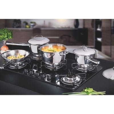 Jogo de Panelas Tramontina Allegra Inox Fundo Triplo 4 Peças