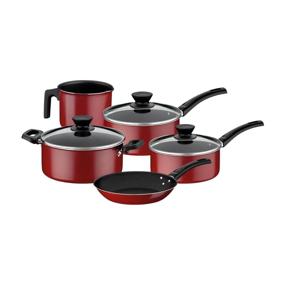 Jogo de Panelas Tramontina 5 Peças Antiaderente Coimbra - 1