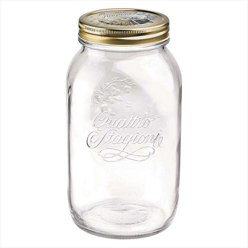 Pote Vidro Transparente 1,5L Bormioli Rocco Quatro Estações 21x11x11cm - 3