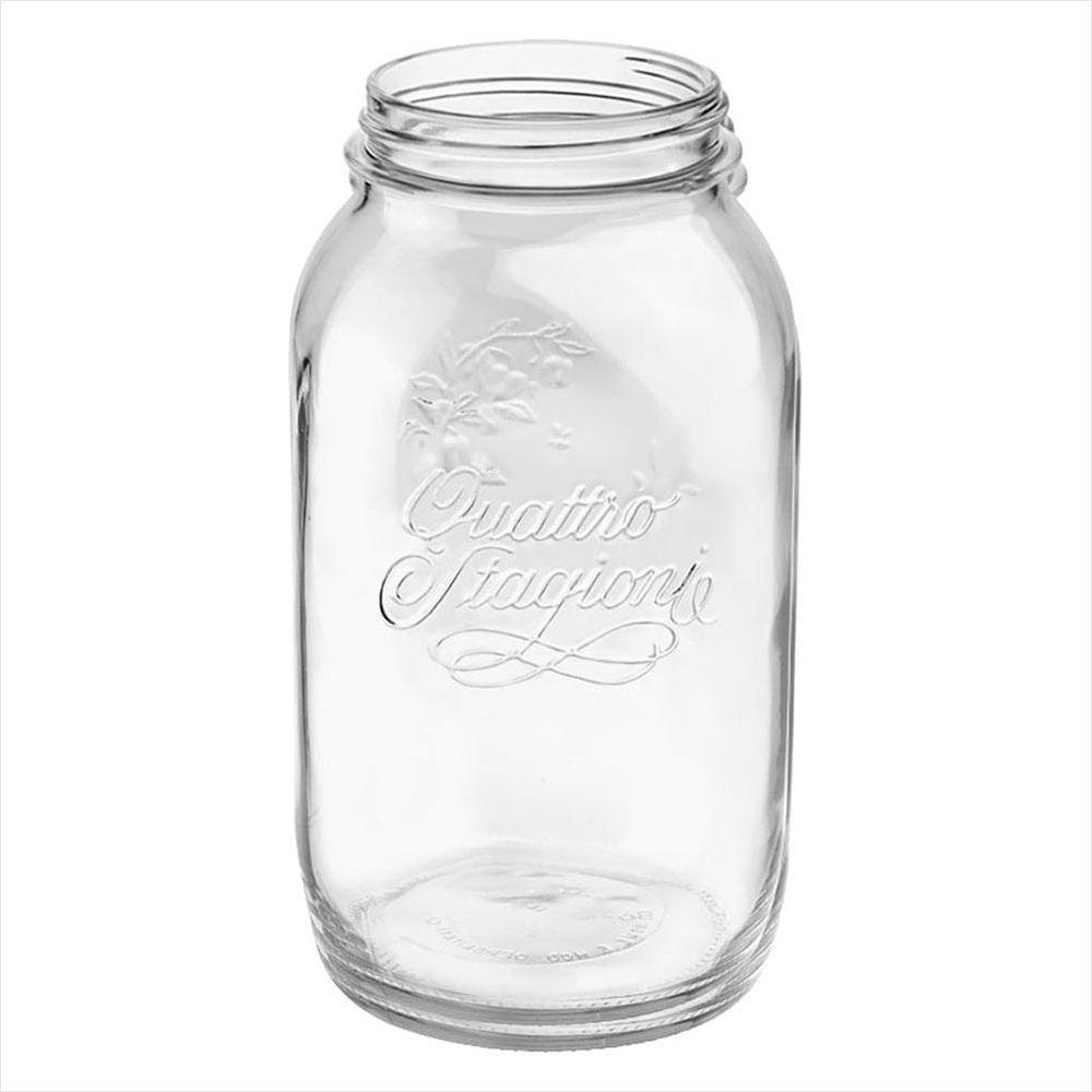 Pote Vidro Transparente 1,5L Bormioli Rocco Quatro Estações 21x11x11cm - 4