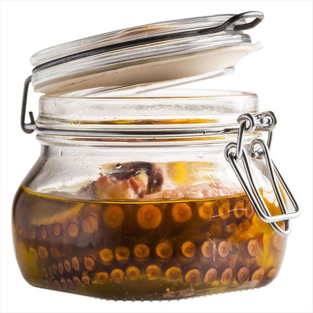 Pote Hermético de Vidro Transparente 500ml Bormioli Rocco Fido 10x11x11cm - 4