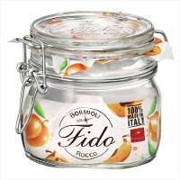 Pote Hermético de Vidro Transparente 500ml Bormioli Rocco Fido 10x11x11cm - 1