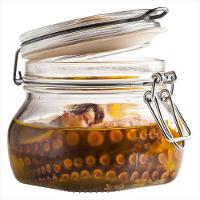 Pote Hermético de Vidro Transparente 500ml Bormioli Rocco Fido 10x11x11cm