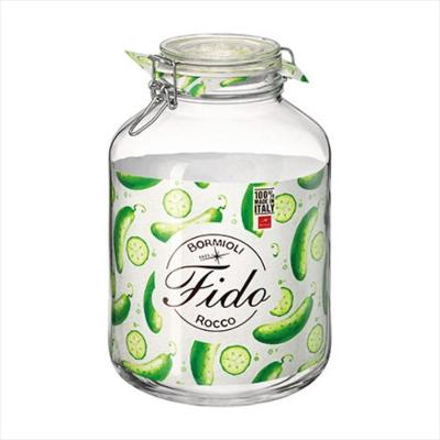 Pote Hermético Vidro Bormioli Rocco Fido 5L 28x18cm