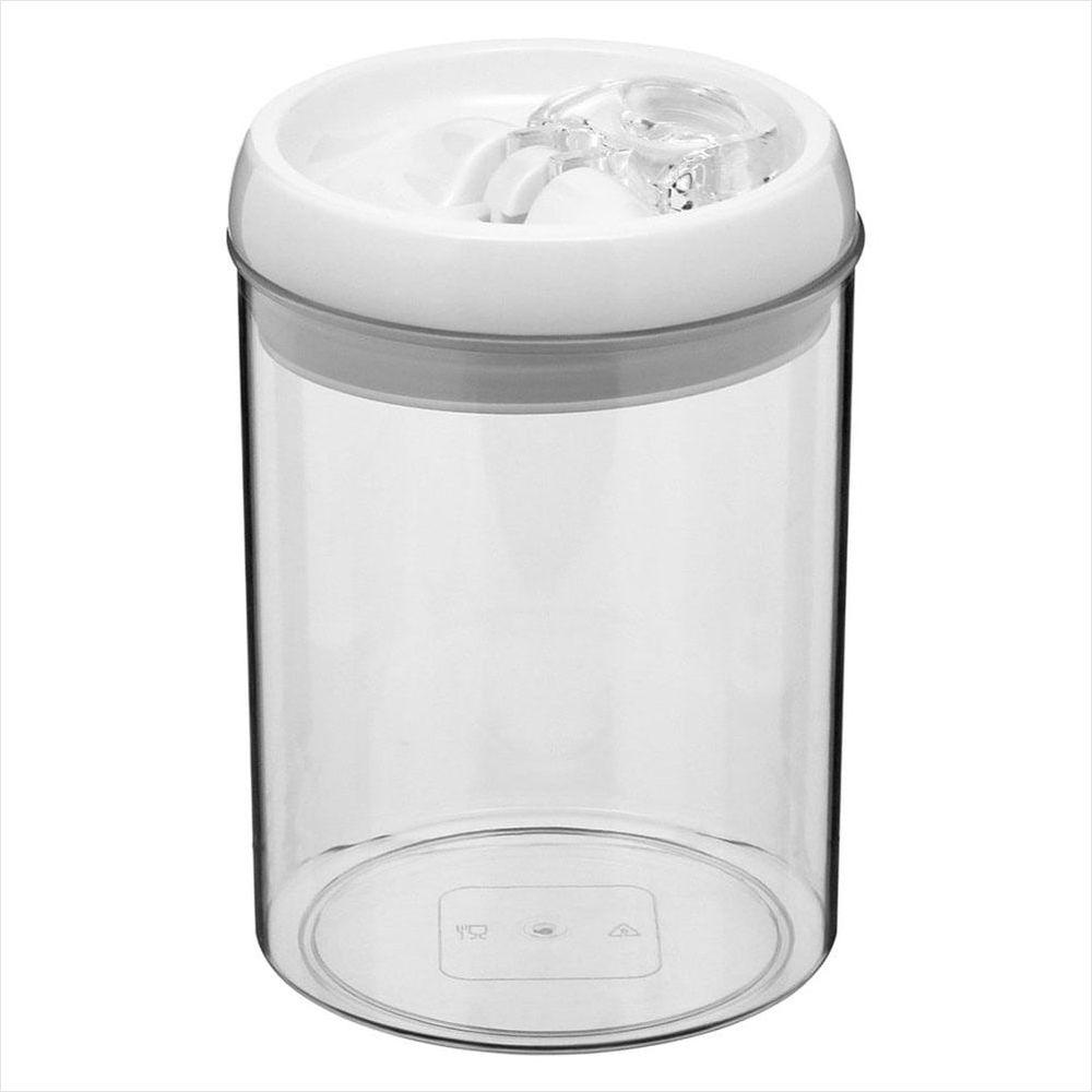 Pote Hermético Plástico Transparente 1,5 Litro Pratik 18x12x12cm - 1