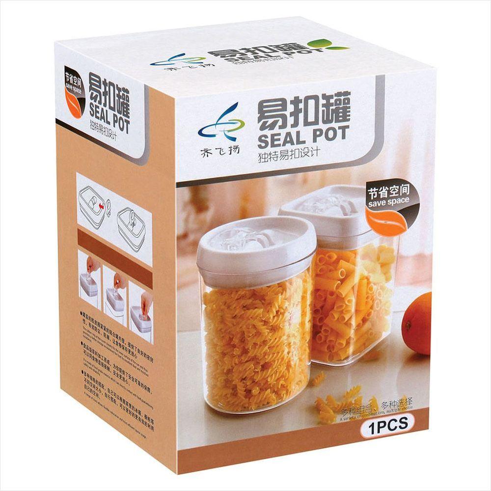 Pote Hermético Plástico Transparente 1,5 Litro Pratik 18x12x12cm - 2