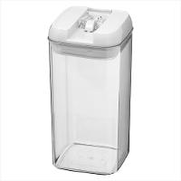 Pote Hermético Plástico Transparente 1,5 Litro Pratik 21x10x10cm - 1