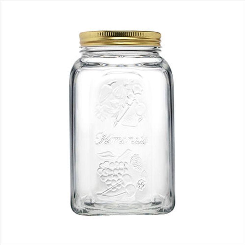 Pote Com Tampa Dourada 1,5L - Homemade - Pasabahçe - 1