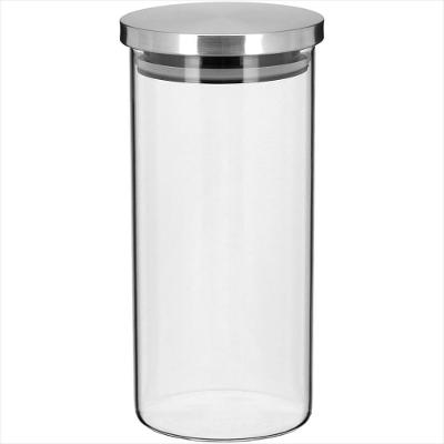 Pote com Anel Silicone Transparente 1,4 Litros Flavor Borosilicato 21x10x10cm