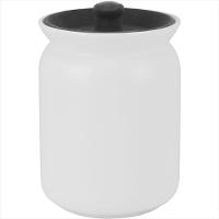 Pote Cerâmica Branco 850ml Glow 14x10x10cm - 1